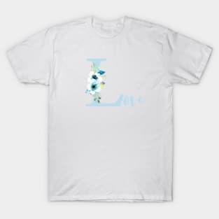 Blue Love illustration T-Shirt